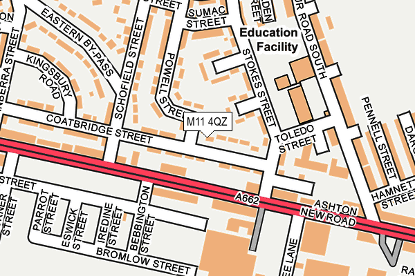 M11 4QZ map - OS OpenMap – Local (Ordnance Survey) M11 4QZ map - OS OpenMap – Local (Ordnance Survey)