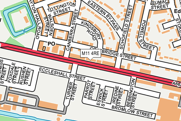 M11 4RE map - OS OpenMap – Local (Ordnance Survey) M11 4RE map - OS OpenMap – Local (Ordnance Survey)