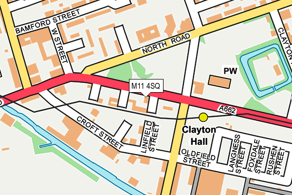 M11 4SQ map - OS OpenMap – Local (Ordnance Survey) M11 4SQ map - OS OpenMap – Local (Ordnance Survey)