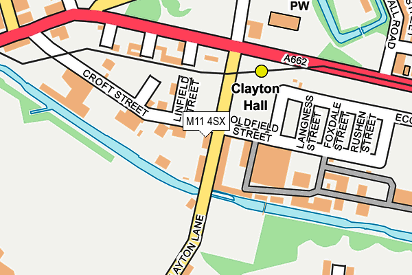 M11 4SX map - OS OpenMap – Local (Ordnance Survey) M11 4SX map - OS OpenMap – Local (Ordnance Survey)