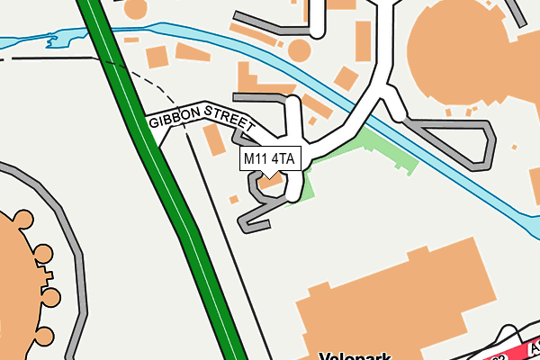 M11 4TA map - OS OpenMap – Local (Ordnance Survey) M11 4TA map - OS OpenMap – Local (Ordnance Survey)