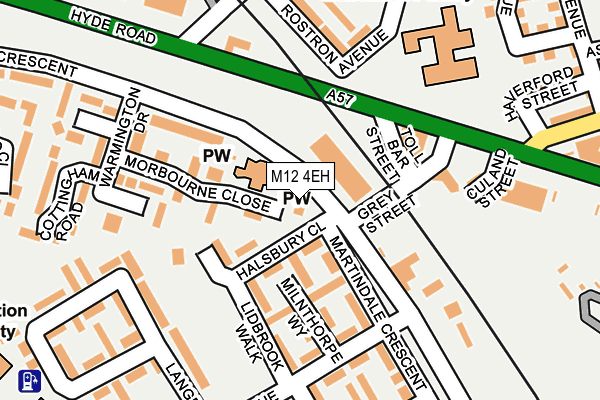 M12 4EH map - OS OpenMap – Local (Ordnance Survey) M12 4EH map - OS OpenMap – Local (Ordnance Survey)