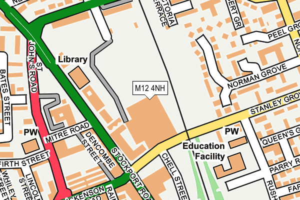 M12 4NH map - OS OpenMap – Local (Ordnance Survey) M12 4NH map - OS OpenMap – Local (Ordnance Survey)