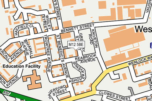 M12 5BE map - OS OpenMap – Local (Ordnance Survey) M12 5BE map - OS OpenMap – Local (Ordnance Survey)