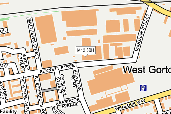 M12 5BH map - OS OpenMap – Local (Ordnance Survey) M12 5BH map - OS OpenMap – Local (Ordnance Survey)