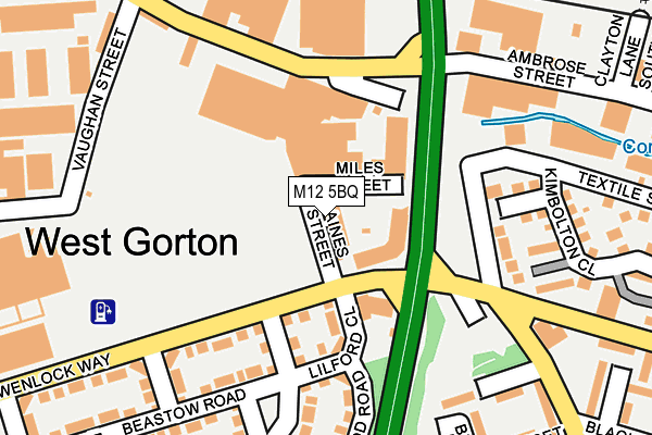 M12 5BQ map - OS OpenMap – Local (Ordnance Survey) M12 5BQ map - OS OpenMap – Local (Ordnance Survey)
