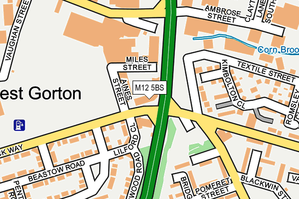 M12 5BS map - OS OpenMap – Local (Ordnance Survey) M12 5BS map - OS OpenMap – Local (Ordnance Survey)