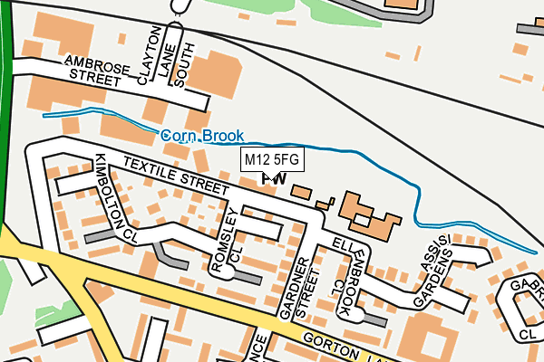 M12 5FG map - OS OpenMap – Local (Ordnance Survey) M12 5FG map - OS OpenMap – Local (Ordnance Survey)