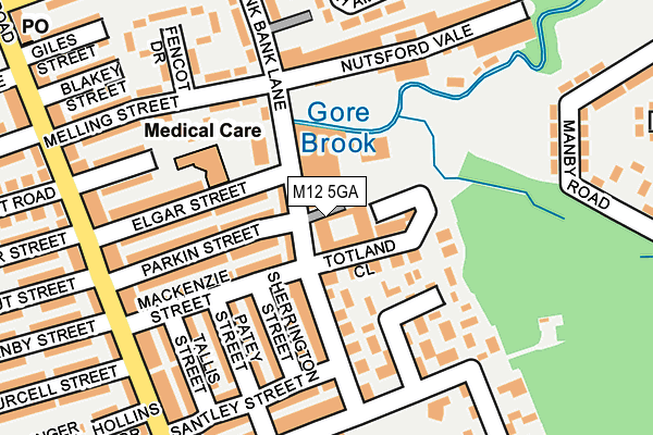 M12 5GA map - OS OpenMap – Local (Ordnance Survey) M12 5GA map - OS OpenMap – Local (Ordnance Survey)