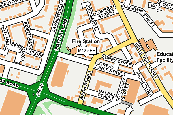 M12 5HF map - OS OpenMap – Local (Ordnance Survey) M12 5HF map - OS OpenMap – Local (Ordnance Survey)
