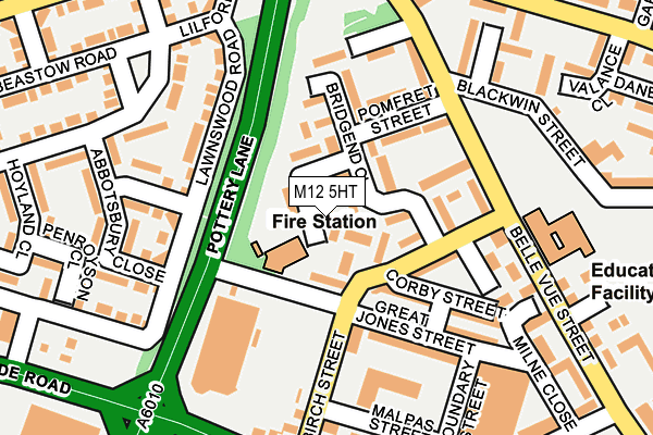 M12 5HT map - OS OpenMap – Local (Ordnance Survey) M12 5HT map - OS OpenMap – Local (Ordnance Survey)