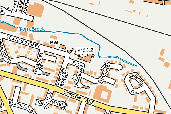 M12 5LZ map - OS OpenMap – Local (Ordnance Survey) M12 5LZ map - OS OpenMap – Local (Ordnance Survey)