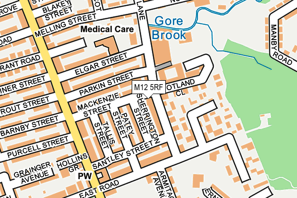 M12 5RF map - OS OpenMap – Local (Ordnance Survey) M12 5RF map - OS OpenMap – Local (Ordnance Survey)