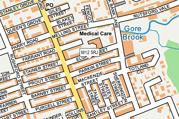 M12 5RJ map - OS OpenMap – Local (Ordnance Survey) M12 5RJ map - OS OpenMap – Local (Ordnance Survey)