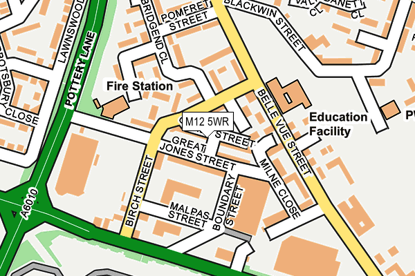 M12 5WR map - OS OpenMap – Local (Ordnance Survey) M12 5WR map - OS OpenMap – Local (Ordnance Survey)
