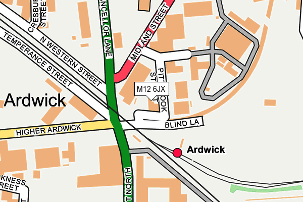 M12 6JX map - OS OpenMap – Local (Ordnance Survey) M12 6JX map - OS OpenMap – Local (Ordnance Survey)