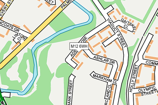 M12 6WH map - OS OpenMap – Local (Ordnance Survey) M12 6WH map - OS OpenMap – Local (Ordnance Survey)