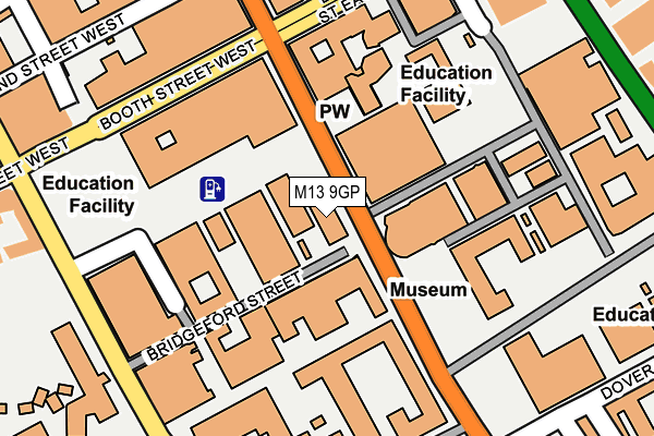 M13 9GP map - OS OpenMap – Local (Ordnance Survey) M13 9GP map - OS OpenMap – Local (Ordnance Survey)