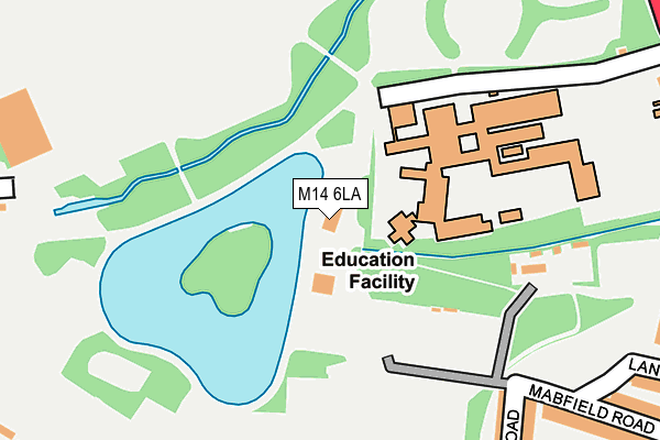 M14 6LA map - OS OpenMap – Local (Ordnance Survey) M14 6LA map - OS OpenMap – Local (Ordnance Survey)