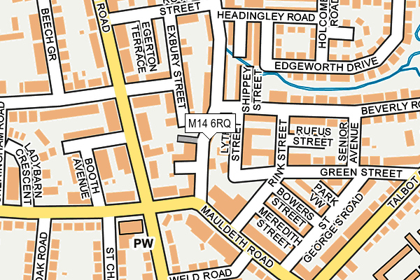 M14 6RQ map - OS OpenMap – Local (Ordnance Survey) M14 6RQ map - OS OpenMap – Local (Ordnance Survey)