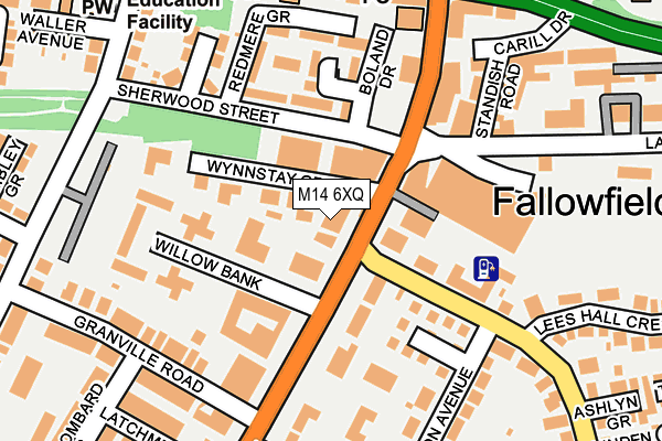 M14 6XQ map - OS OpenMap – Local (Ordnance Survey) M14 6XQ map - OS OpenMap – Local (Ordnance Survey)