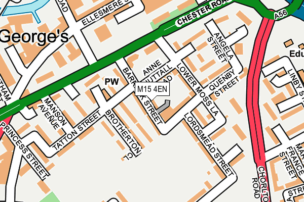 M15 4EN map - OS OpenMap – Local (Ordnance Survey) M15 4EN map - OS OpenMap – Local (Ordnance Survey)
