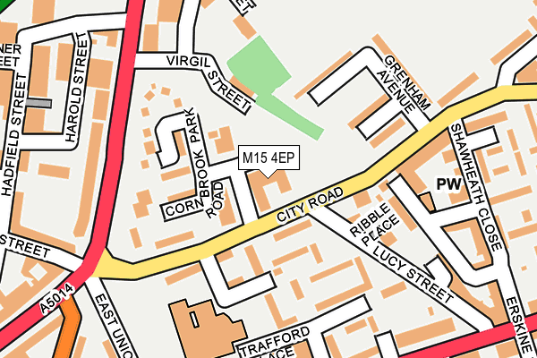 M15 4EP map - OS OpenMap – Local (Ordnance Survey) M15 4EP map - OS OpenMap – Local (Ordnance Survey)