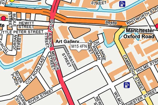 M15 4FN map - OS OpenMap – Local (Ordnance Survey) M15 4FN map - OS OpenMap – Local (Ordnance Survey)