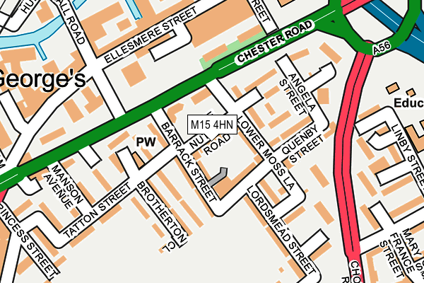 M15 4HN map - OS OpenMap – Local (Ordnance Survey) M15 4HN map - OS OpenMap – Local (Ordnance Survey)