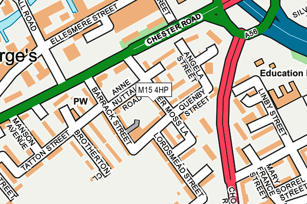 M15 4HP map - OS OpenMap – Local (Ordnance Survey) M15 4HP map - OS OpenMap – Local (Ordnance Survey)