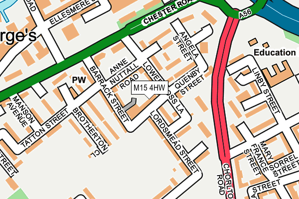 M15 4HW map - OS OpenMap – Local (Ordnance Survey) M15 4HW map - OS OpenMap – Local (Ordnance Survey)