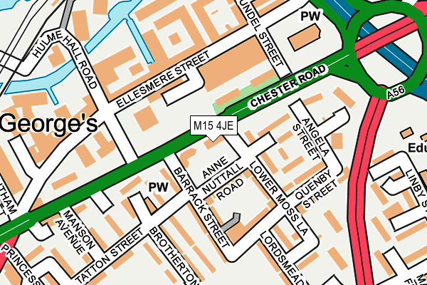 M15 4JE map - OS OpenMap – Local (Ordnance Survey) M15 4JE map - OS OpenMap – Local (Ordnance Survey)