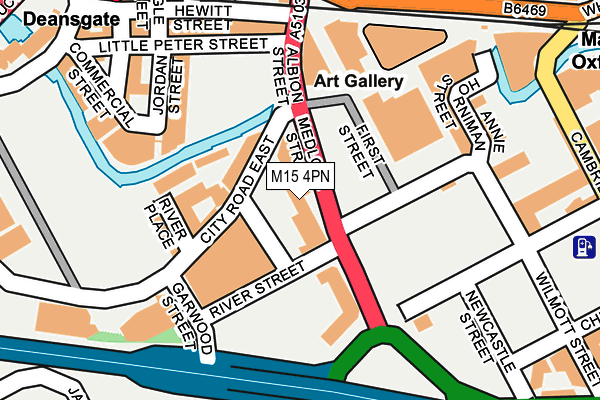 M15 4PN map - OS OpenMap – Local (Ordnance Survey) M15 4PN map - OS OpenMap – Local (Ordnance Survey)