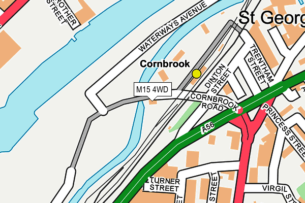 M15 4WD map - OS OpenMap – Local (Ordnance Survey) M15 4WD map - OS OpenMap – Local (Ordnance Survey)