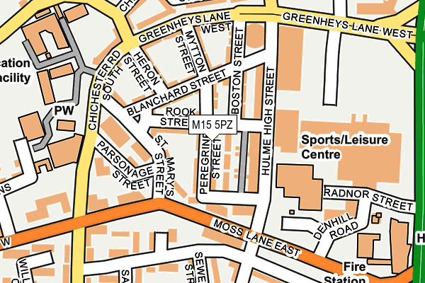 M15 5PZ map - OS OpenMap – Local (Ordnance Survey) M15 5PZ map - OS OpenMap – Local (Ordnance Survey)