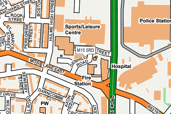 M15 5RD map - OS OpenMap – Local (Ordnance Survey) M15 5RD map - OS OpenMap – Local (Ordnance Survey)