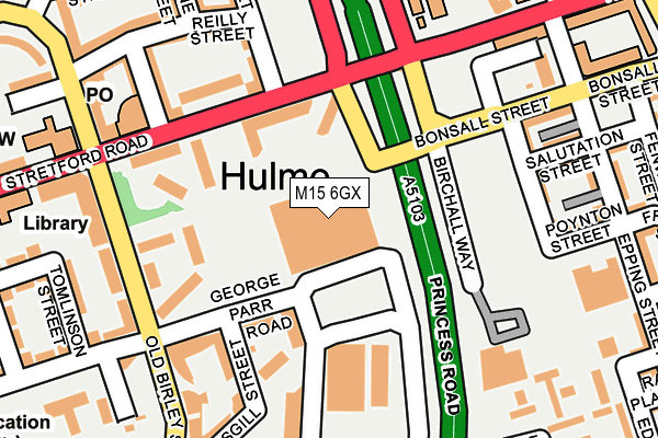 M15 6GX map - OS OpenMap – Local (Ordnance Survey) M15 6GX map - OS OpenMap – Local (Ordnance Survey)