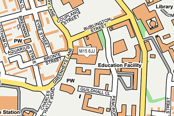 M15 6JJ map - OS OpenMap – Local (Ordnance Survey)