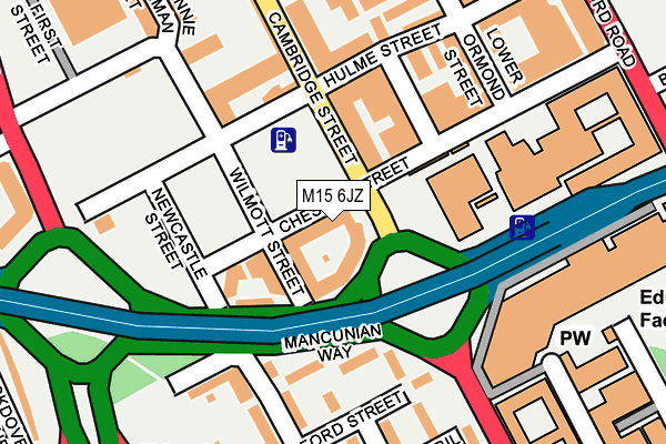 M15 6JZ map - OS OpenMap – Local (Ordnance Survey) M15 6JZ map - OS OpenMap – Local (Ordnance Survey)
