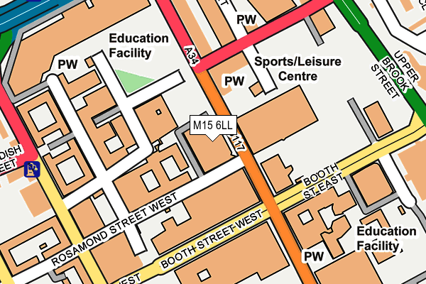 M15 6LL map - OS OpenMap – Local (Ordnance Survey) M15 6LL map - OS OpenMap – Local (Ordnance Survey)
