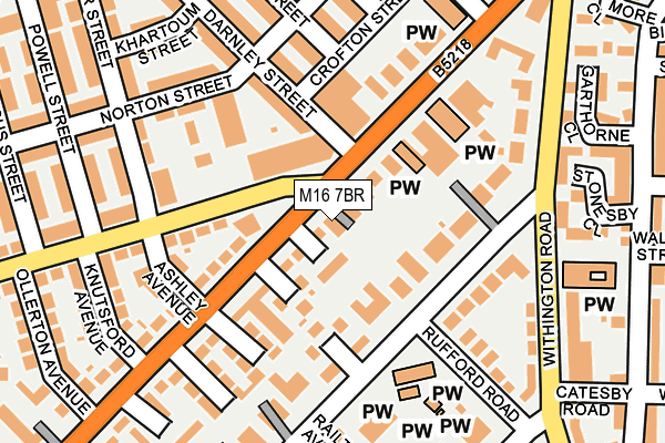 M16 7BR map - OS OpenMap – Local (Ordnance Survey) M16 7BR map - OS OpenMap – Local (Ordnance Survey)