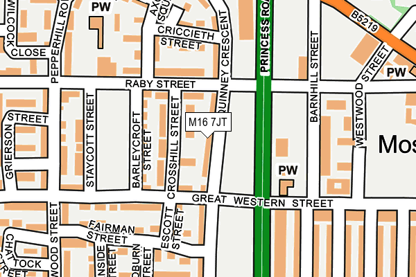 M16 7JT map - OS OpenMap – Local (Ordnance Survey) M16 7JT map - OS OpenMap – Local (Ordnance Survey)