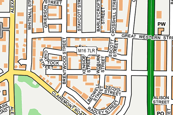 M16 7LR map - OS OpenMap – Local (Ordnance Survey) M16 7LR map - OS OpenMap – Local (Ordnance Survey)