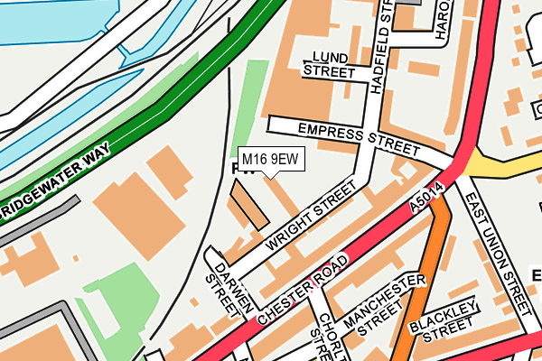 M16 9EW map - OS OpenMap – Local (Ordnance Survey) M16 9EW map - OS OpenMap – Local (Ordnance Survey)