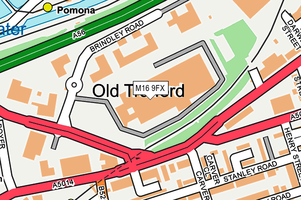 M16 9FX map - OS OpenMap – Local (Ordnance Survey) M16 9FX map - OS OpenMap – Local (Ordnance Survey)