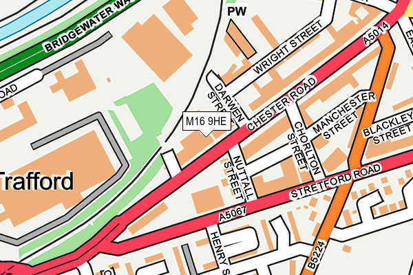 M16 9HE map - OS OpenMap – Local (Ordnance Survey) M16 9HE map - OS OpenMap – Local (Ordnance Survey)