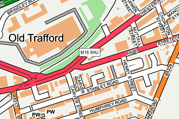 M16 9HU map - OS OpenMap – Local (Ordnance Survey) M16 9HU map - OS OpenMap – Local (Ordnance Survey)