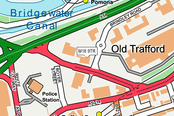 M16 9TR map - OS OpenMap – Local (Ordnance Survey) M16 9TR map - OS OpenMap – Local (Ordnance Survey)