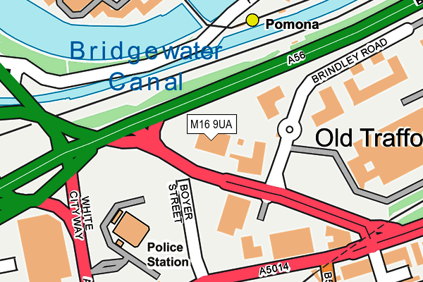 M16 9UA map - OS OpenMap – Local (Ordnance Survey) M16 9UA map - OS OpenMap – Local (Ordnance Survey)