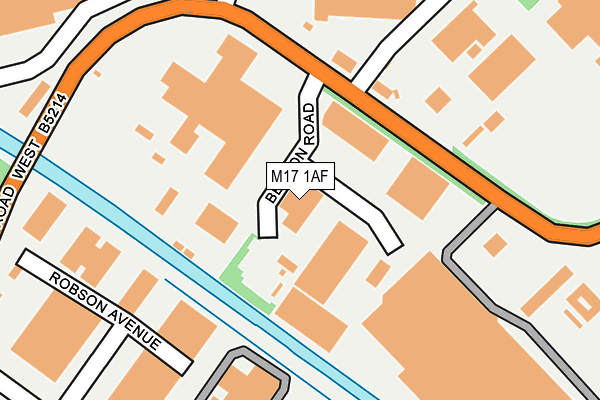 M17 1AF map - OS OpenMap – Local (Ordnance Survey) M17 1AF map - OS OpenMap – Local (Ordnance Survey)